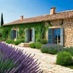 Home 12 전통주택과 환경친화적 건축 - **A picturesque, sun-drenched Provençal mas, beautifully eco-renovated, standing amidst a vibrant la...