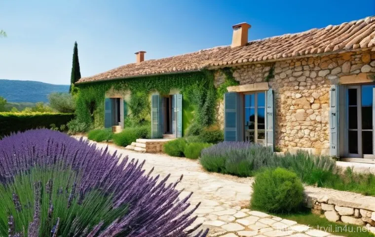 전통주택과 환경친화적 건축 - **A picturesque, sun-drenched Provençal mas, beautifully eco-renovated, standing amidst a vibrant la...