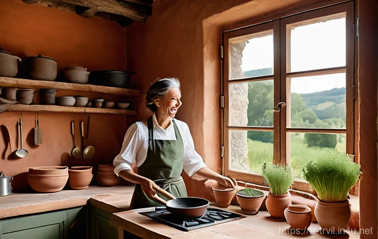 전통주택과 환경친화적 건축 - **An inviting and naturally lit interior of a French longère (traditional farmhouse) that has underg... 전통주택과 환경친화적 건축 - **An inviting and naturally lit interior of a French longère (traditional farmhouse) that has underg...